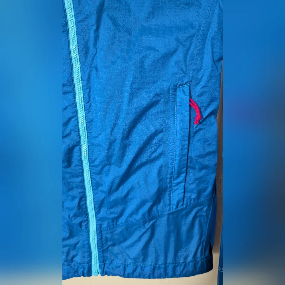 The North Face Women's HyVent 2.5L Rain Jacket Hooded Lightweight Size XS Blue - Picture 3 of 8
